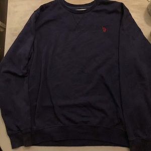 Dark Blue Polo Sweatshirt